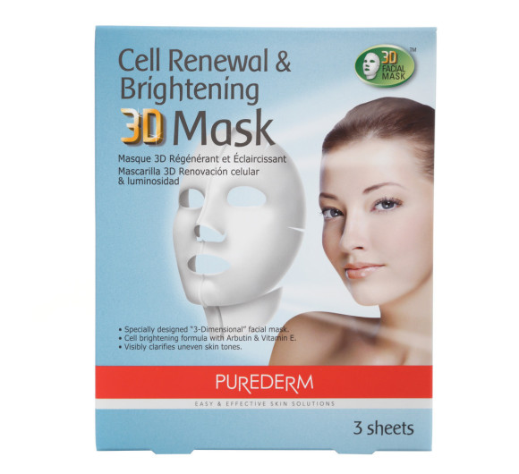 Cell Renewal & Brightening 3D Mask Гідрогелеві маски
