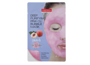 Purederm Глибоко очищувальна маска що піниться рожевого кольору "Персик" для обличчя  Корейські маски