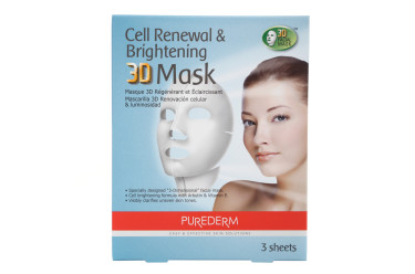 Purederm Cell Renewal & Brightening 3D Mask Гідрогелеві маски